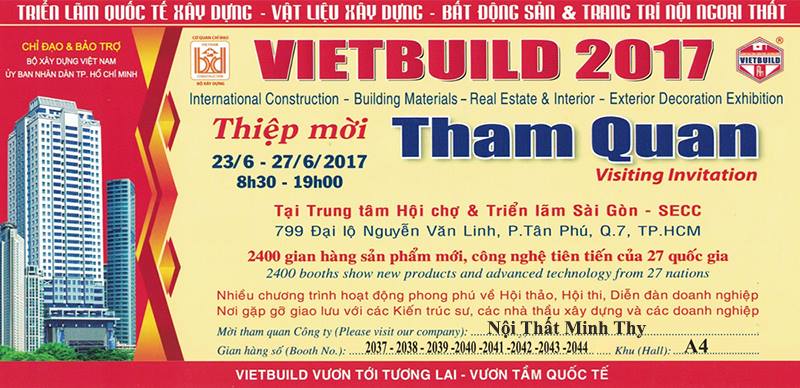 Minh Thy tham gia triển lãm hội trợ Quốc tế VietBuild 2017