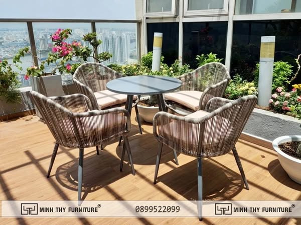 Ghế mây nhựa cao cấp