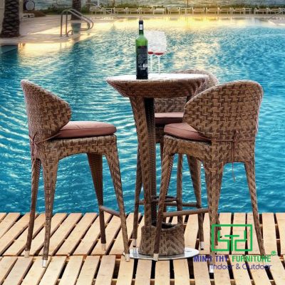 ghe quay bar may nhua MT824 1